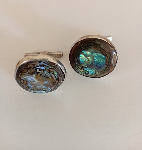 Boutons manchette argent - de,