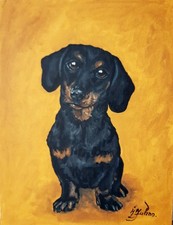 Teckel Peinture originale