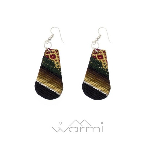Black geometric drop aguayo - black,