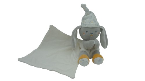 Peluche lapin mouchoir - , sucre