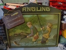 tableau country corner Scène De Pêche Magnifique