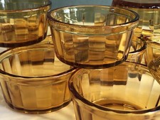 Lot 10 Ramequins VERECO marron ambré 