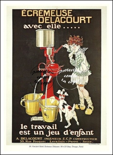Publicité écrémeuse - publicité,