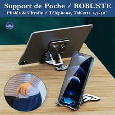 Support Universel Pliable Compact Porte Téléphone Portable Smartphone Tablette