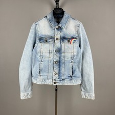 Veste camionneur denim bleu - veste, en