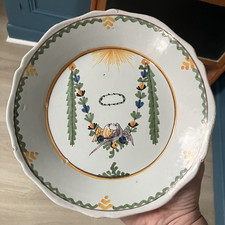 Ancienne assiette faïence - assiette,