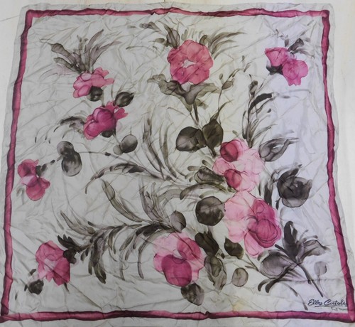 Foulard 100 soie - 100%, vintage
