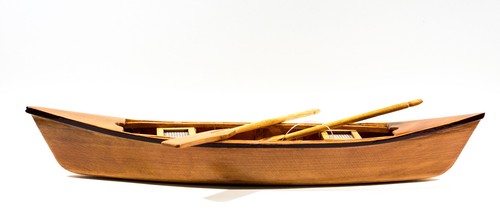 Canoe brown wood inches - canoe,