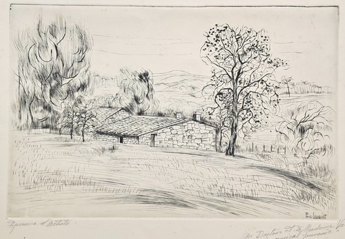Gravure burin paul leuquet - paul,