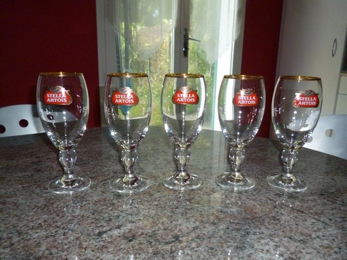 Lot verres biere a - 5,
