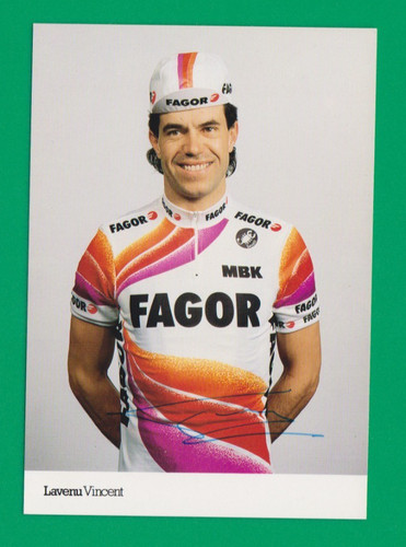 Cyclisme carte cycliste lavenu - carte,