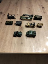 lot vehicule militaire dinky toys , corgi et matchbox 1/43 en l état