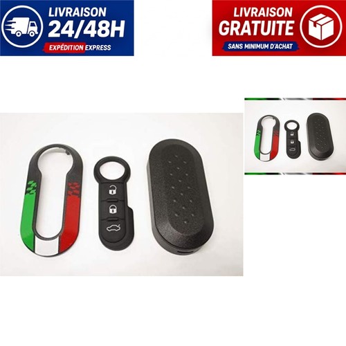 Coque clé fiat 500 - coque,