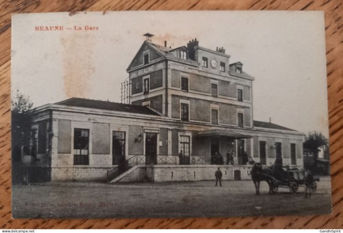 Beaune gare attelage et - la,