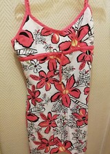 Longboard Surf robe femme fleurs flowers dress  T. 40 vintage