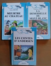 Lot De 3 Livres D'andersen Au Chateau Mont Blanc Jeunesse Livre 9 - 12 Ans