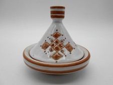MAROC :  MINIATURE SUPERBE PLAT A TAJINE EN TERRE CUITE / CERAMIQUE