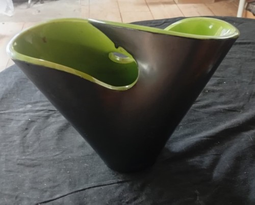 Vase céramique signé - vase, en