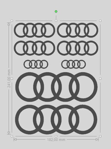 Kit stickers audi - kit,