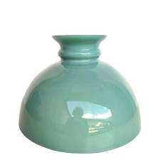ANCIEN GLOBE OPALINE VERTE