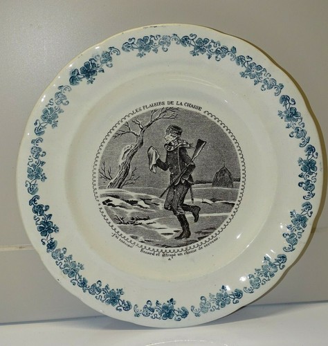 Ancienne assiette dessert - assiette, a