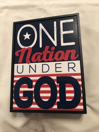 One nation under god - one, patriotic