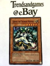 YUGIOH - ZABORD THE THUNDER MONARCH - AST-023 - SUPER RARE - NM - ANCIENT SANCTU