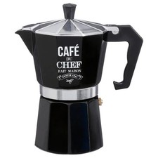 Cafetière en Métal "Italienne" 18cm Noir