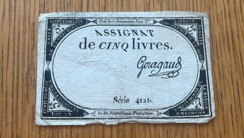 Assignat livres - assignat,