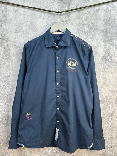 Chemise boutonnée marine - , la