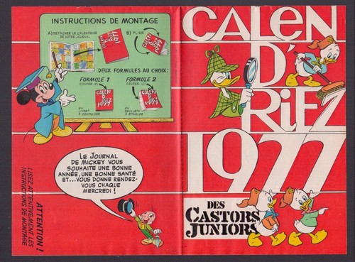 Walt disney 1 calendrier - walt,