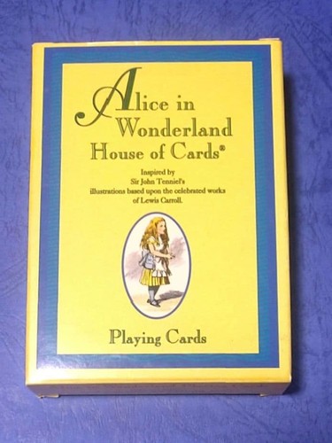 Jeu cartes jouer alice - jeu, de