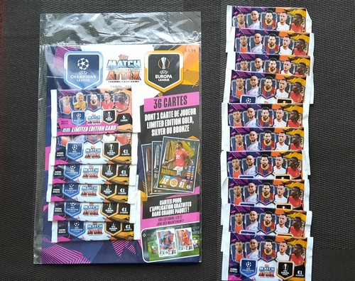 Pochettes cartes topps - 16,