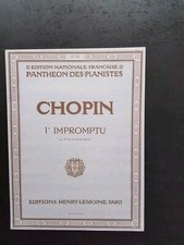 PARTITION -  CHOPIN - 1er