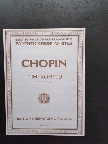Partition chopin 1er - -,