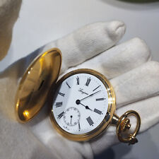 Montre de Gousset Longines pvd plaqué or Unitas 6498.1 en très bon état