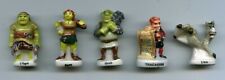 FEVE - FEVES - SERIE de 5 FEVES - SHREK 4 - L'OGRE-FIONA-SHREK-TRACASSIN-L'ANE