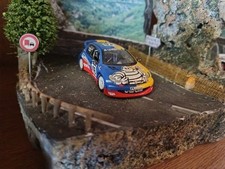 DIORAMA RALLYE 1/43 VALENTINO ROSSI 206 WRC