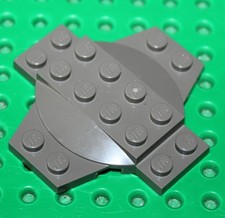 Lego Dark Gray Plate 6x6x 2/3
