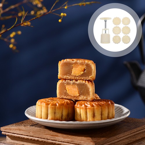 Set moon cake moule 3d - cake,