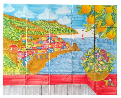 Carrelage mural méditerranée - mural,