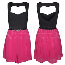 Robe jupe rose - rose, contrastante