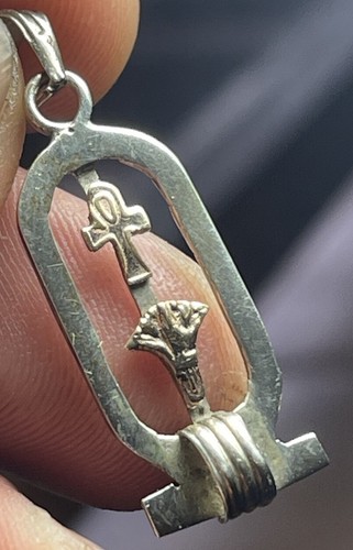 Pendentif égyptien argent - pendentif, et
