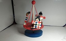 JOUET ANCIEN EN BOIS MANÈGE