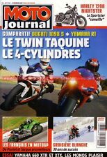 MOTO JOURNAL 1747 DUCATI 1098 YAMAHA YZF R1 XTX XTR 660 KAWASAKI ER-6 HARLEY XL