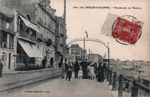 Cpa les sables - cpa, 85