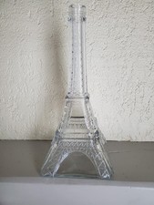 Bouteille  en verre  en  forme de TOUR  EIFFEL