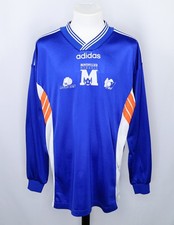 MONTPELLIER HÉRAULT SC 1995-96 HOME SHIRT #5 MAILLOT VINTAGE ADIDAS LA PAILLADE