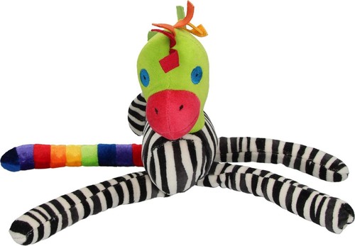 Peluche zèbre colorée jouet