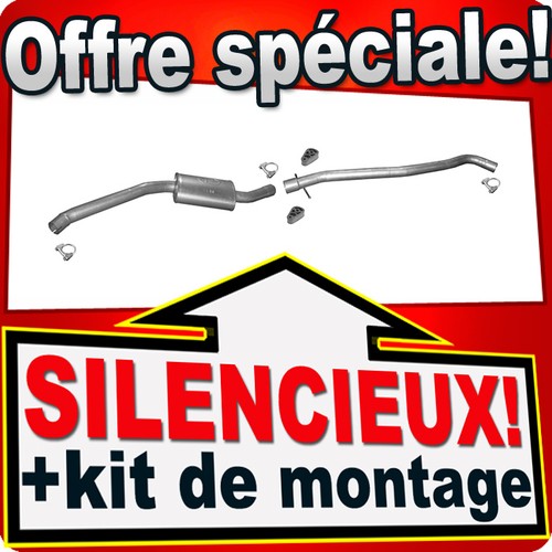 Silencieux intermédiaire pour - silencieux,